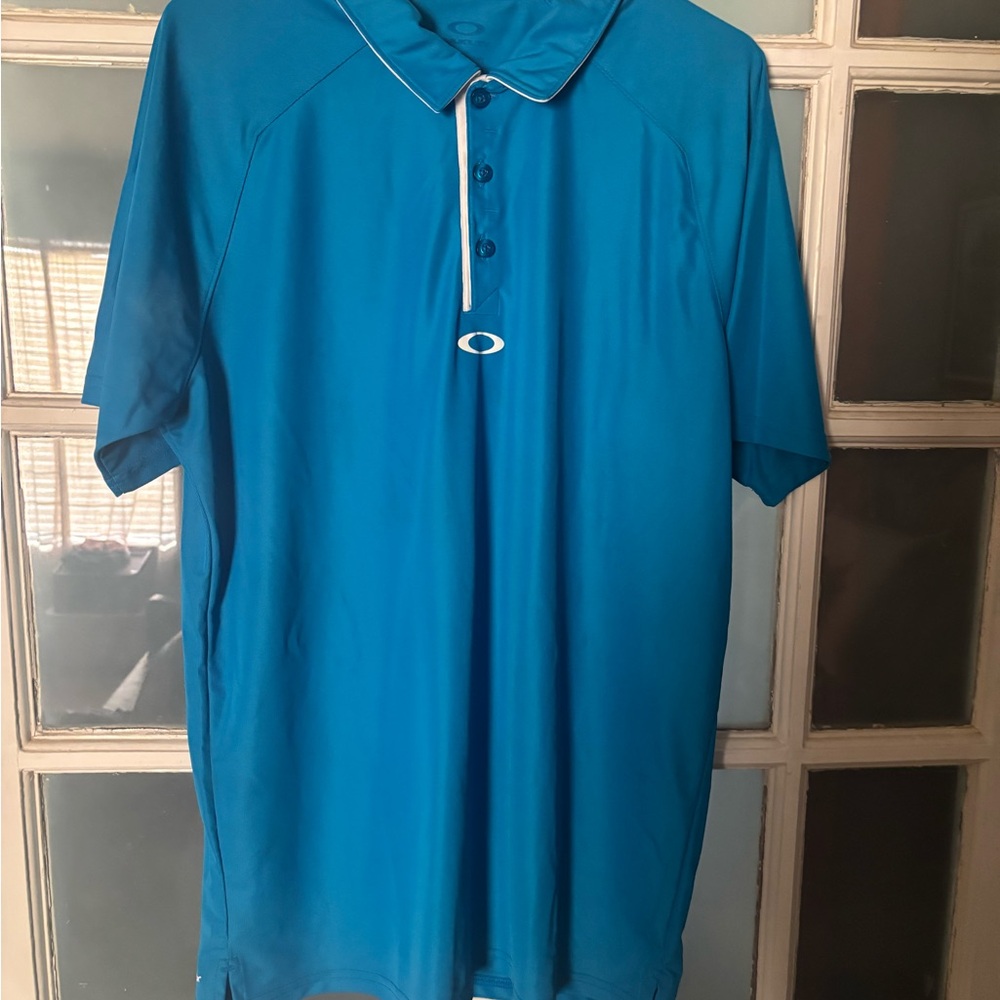 Oakley Vibrant Blue Polo Shirt